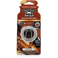 YANKEE CANDLE Leather Vent Clip 4ml - Car Air Freshener
