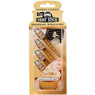 YANKEE CANDLE Vanilla Cupcake Vent Stick 4 Pcs - Car Air Freshener
