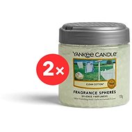 YANKEE CANDLE Clean Cotton 2 x 170 g - Perfumed pearls