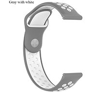 HappyLife ABS Replacement strap 22mm Colour: Grey-White MIBANDCZX00982 - Watch Strap