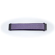 Nylon replacement strap 22 mm Colour: black-purple - Watch Strap
