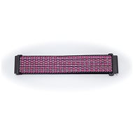 Nylon replacement strap 22 mm Colour: black pink - Watch Strap