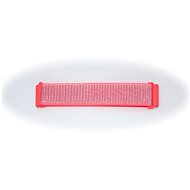 Nylon replacement strap 22 mm Colour: neon pink silver - Watch Strap