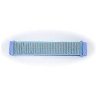 Nylon replacement strap 22 mm Colour: light blue-orange - Watch Strap