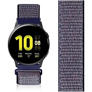 Nylon replacement strap 20 mm nylon colour: BLUE PINK GREY - Watch Strap