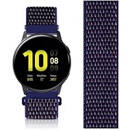 Nylon replacement strap 20 mm nylon colour: BLUE-PURPLE-GREY - Watch Strap