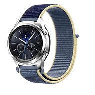 Nylon replacement strap 20 mm nylon colour: BLUE YELLOW - Watch Strap