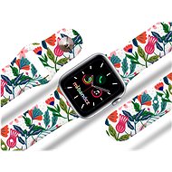 Mi-band.cz junlge strap for Apple watch Size: 38/40mm, band colour: white - Watch Strap