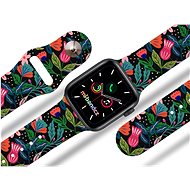Mi-band.cz junlge strap for Apple watch Size: 38/40mm, band colour: black - Watch Strap