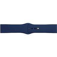 HappyLife silicone replacement strap 20mm Color: Dark Blue - Watch Strap