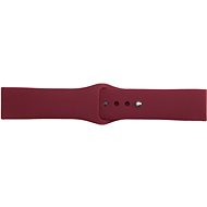 HappyLife silicone replacement strap 20mm Color: dark purple - Watch Strap