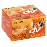 5pcs miniDV tape Sony DVM60PR3 60m + 1pcs cleaning tape - Cassette