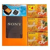 Sada 4x Sony DVM60PR3 kazeta + brašnička - Kazeta