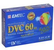Kazata pro digitální videokamery EMTEC Fantastic Colours DVC 60ME mini DV  - -