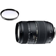 TAMRON AF 70-300 mm F/4-5.6 Di LD Macro for Nikon 1:2 + UV filter Hama 0-HAZE - Lens