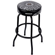 ORTEGA Bar Stool 30" White Kaleidoscope - Drum Stool