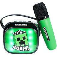 OTL Minecraft PopSing LED Karaoke with Mic - Bluetooth Speaker