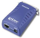 OvisLink eLive P101 v2 1x LPT PrintServer 10/100, kapesní - -
