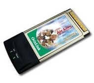 OvisLink AirLive WL-8000PCM WiFi PC card (PCMCIA) adaptér - 802.11b/g+ (11/54/108Mbps) - -