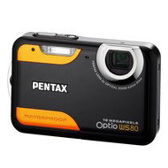 PENTAX OPTIO WS80 černo-oranžový - Digital Camera