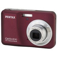 PENTAX OPTIO E90 wine red - Digital Camera