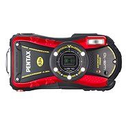 PENTAX OPTIO WG-10 red + neoprene case + SD card 8 GB - Digital Camera