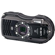 PENTAX OPTIO WG-3 black + neoprene case + SD card 8 GB - Digital Camera