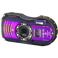  PENTAX OPTIO WG-3 GPS + purple neoprene case + SD card 8 GB + floating strap  - Digital Camera