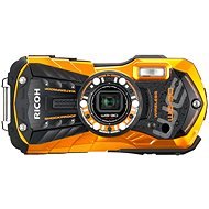 PENTAX RICOH WG-30 Wi-Fi orange + 16 GB SD card + neoprene pouch + swivel strap - Digital Camera