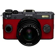  PENTAX RICOH Q-S1 red/gray + Standard Zoom 5-15 mm black  - Digital Camera
