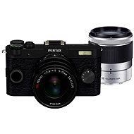  PENTAX RICOH Q-S1 Black + Standard Zoom 5-15 mm Telephoto Zoom black + 15-45 mm  - Digital Camera