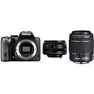 Pentax K-S2 inkl. 18-50 + 50-200 WR-Objektive - in Schwarz - Digitale Spiegelreflexkamera