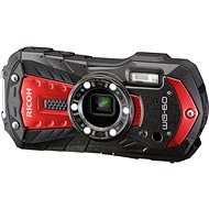 RICOH WG-60 piros + neoprén tok + úszó pánt - Digitális fényképezőgép