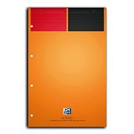 Oxford International Notepad A4+, 80 Sheets, Lined, Yellow Paper - Notebook