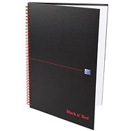 OXFORD Black n' Red Notebook A4, 70 sheets, lined - Journal