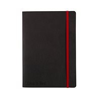 OXFORD Black n´ Red Journal A5, vonalas, rugalmas borító - 72 lap - Jegyzetfüzet