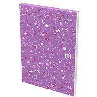 Oxford Floral A6, 80 sheets, lined, purple - Notepad