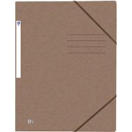 Oxford by Oxford A4 with elastic band, brown - Document Folder