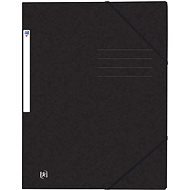 Oxford by Oxford A4 with elastic band, black - Document Folders