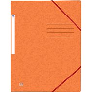Oxford by Oxford A4 with elastic band, orange - Document Folder