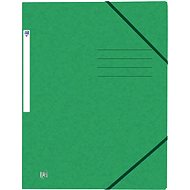 Oxford by Oxford A4 with elastic band, green - Document Folder