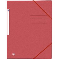 Oxford by Oxford A4 with elastic band, hot red - Document Folder