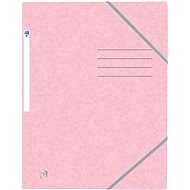 Oxford by Oxford A4 with elastic band, pastel pink - Document Folder
