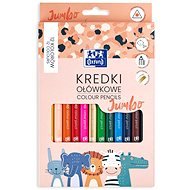 OXFORD Kids Jumbo dreieckig, 12 Farben - Buntstifte