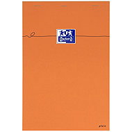 OXFORD Orange A4 80 Blatt, unbedruckt - Notizblock