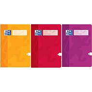 OXFORD 464 linkovaný - sada 3 ks (žlutý, červený, fialový) - Exercise Book