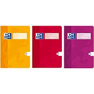 OXFORD 564 linkovaný - sada 3 ks (žlutý, červený, fialový) - Exercise Book