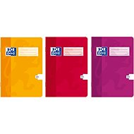 OXFORD 520 čistý - sada 3 ks (žlutý, červený, fialový) - Exercise Book