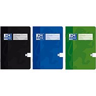 OXFORD 565 čtverečkovaný - sada 3 ks (černý, modrý, zelený) - Exercise Book