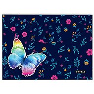 Oxybag A4 notebook with button, Butterfly 2 - Document Folder